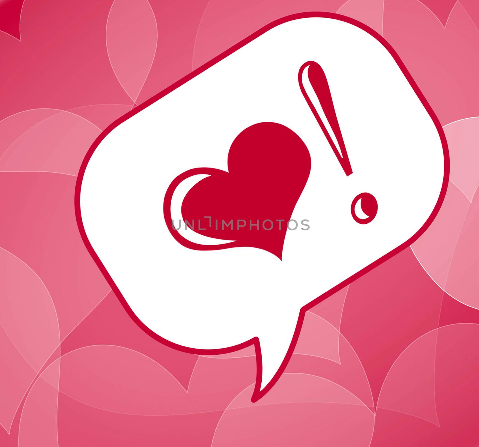 empty post card, isolated on illustration background
