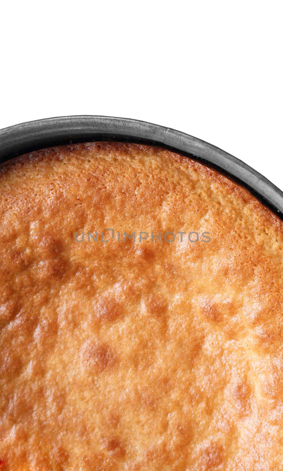 Butter cake close up