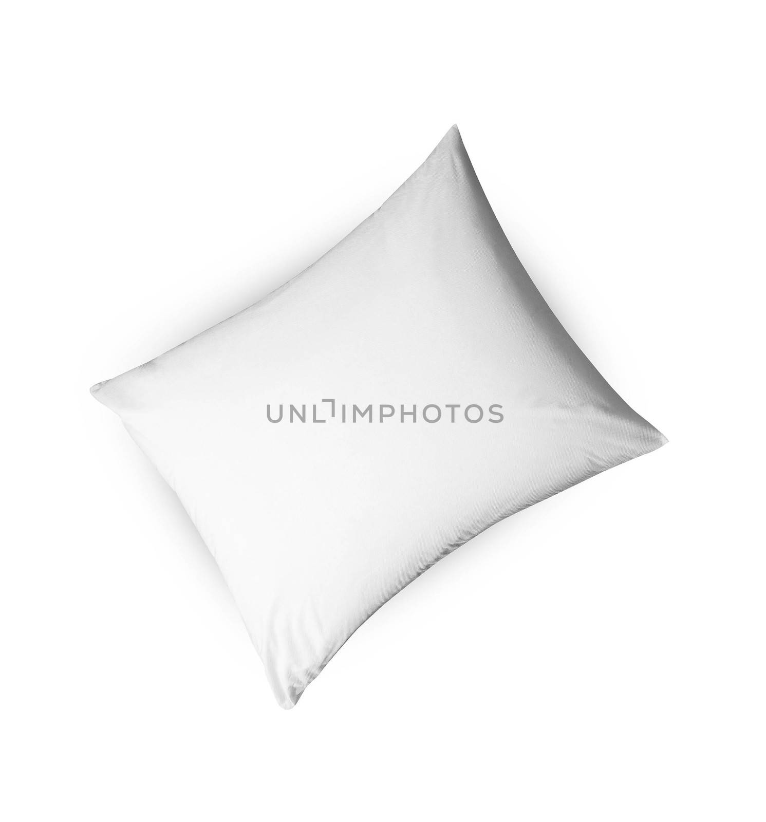 close up of a pillow isolated