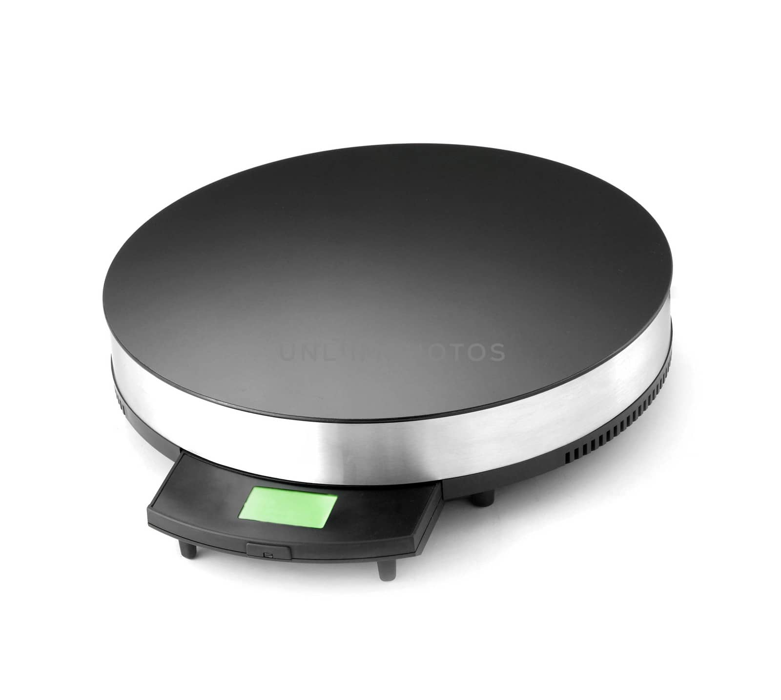 Electronic scales isolated on a white background