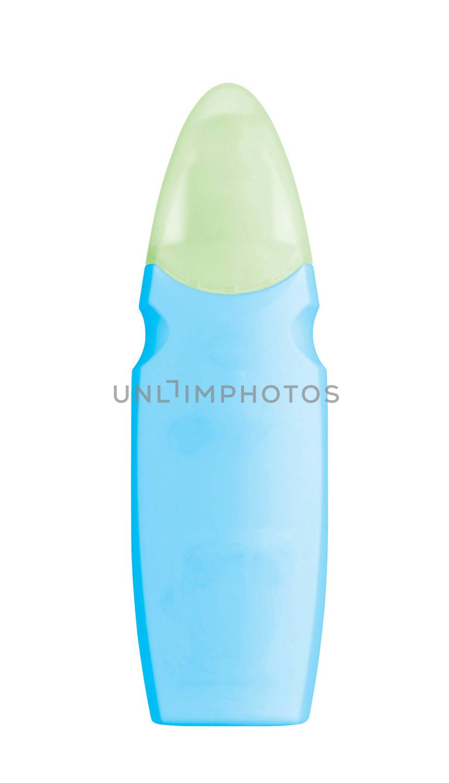 Shampoo bottle on the white backgrounds