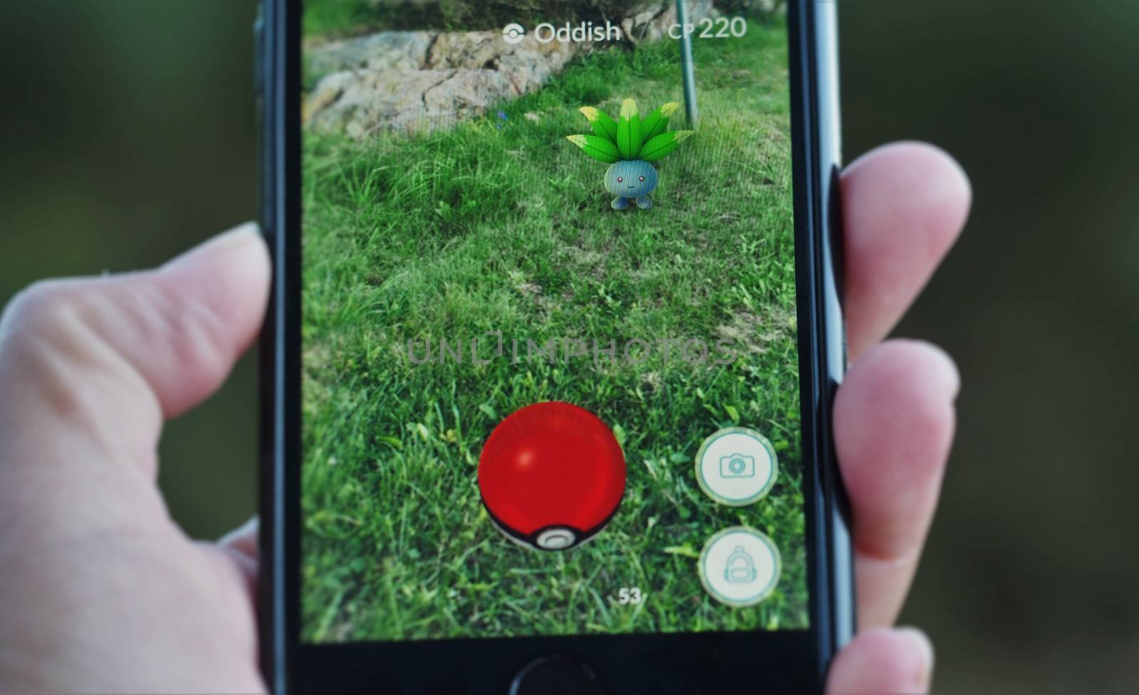 Playing PokémonGo