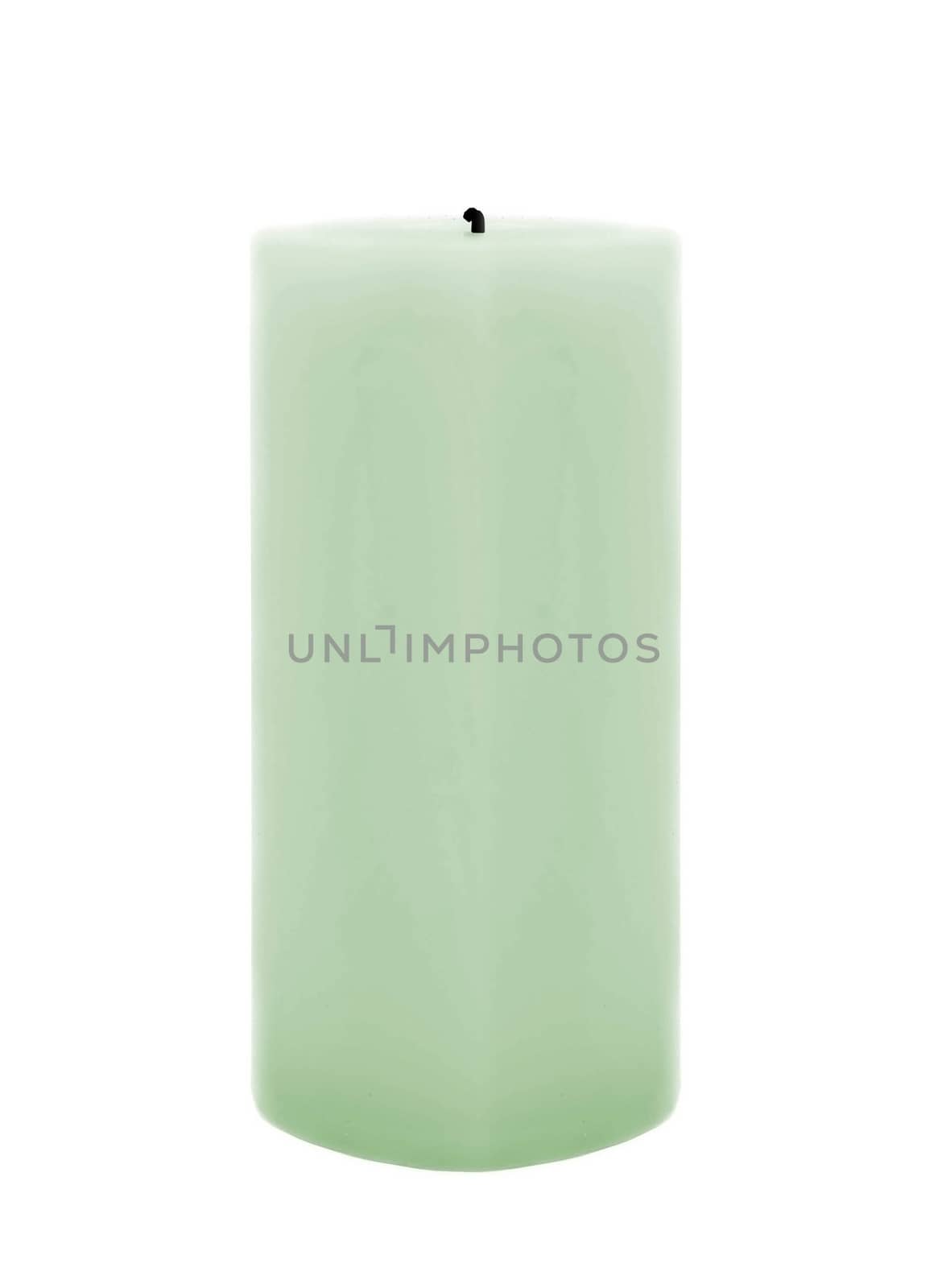 Candle isolated on white