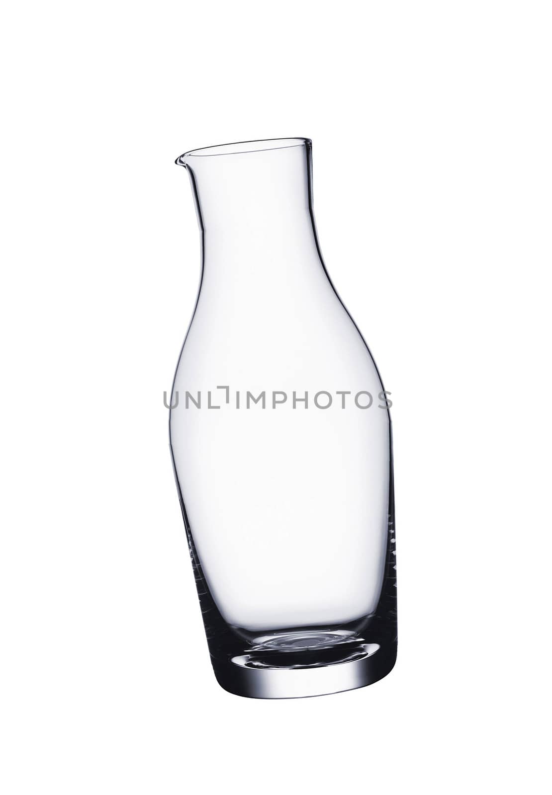 wine jug isolated on white background.