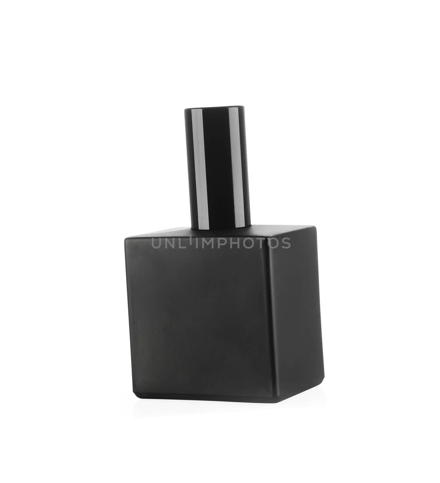 Black perfume bottle