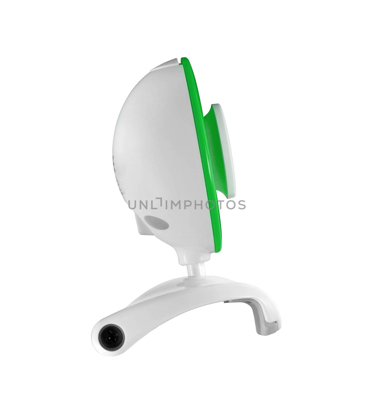 white Web camera isolated
