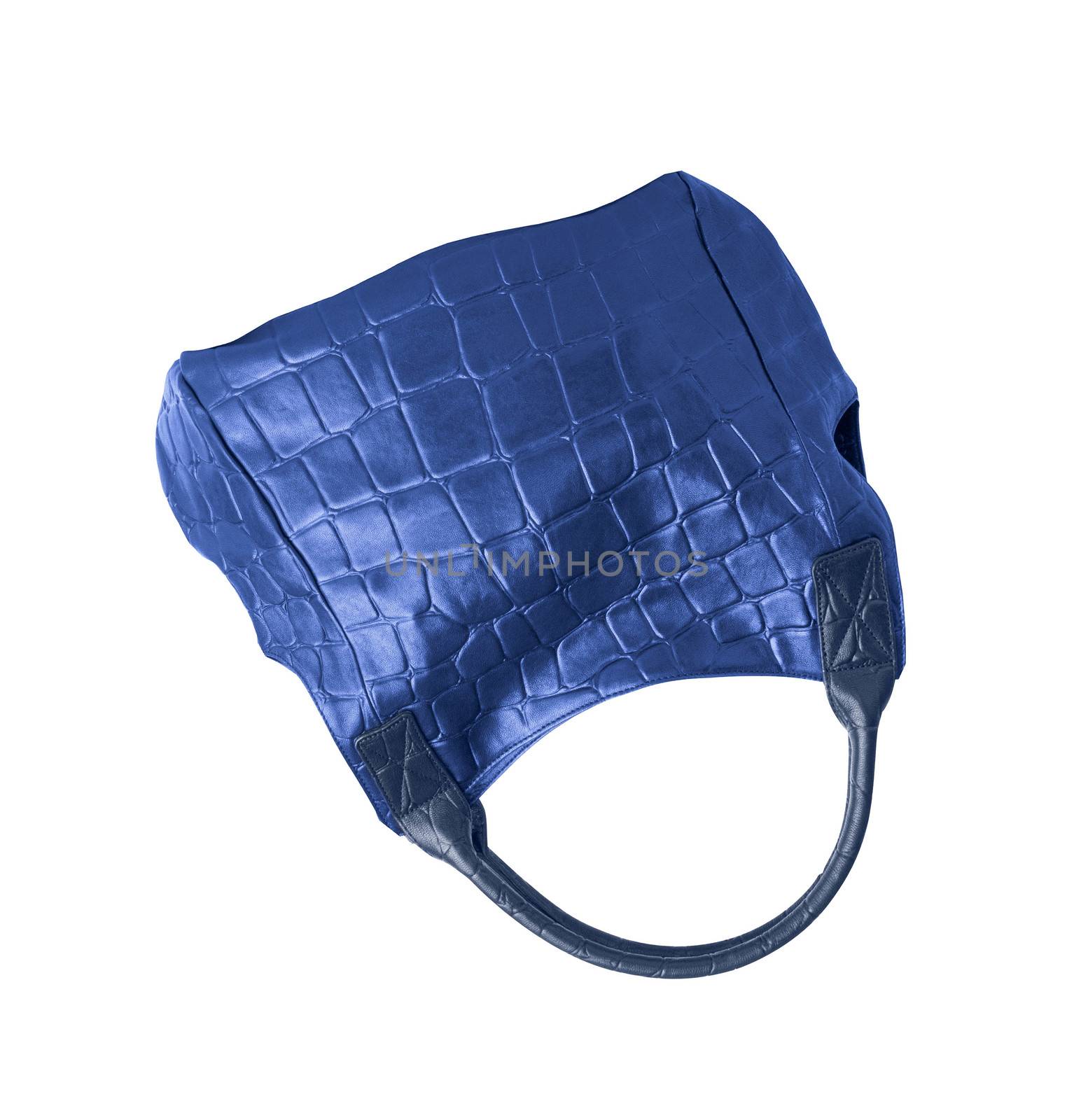 Woman's Leather Handbag blue