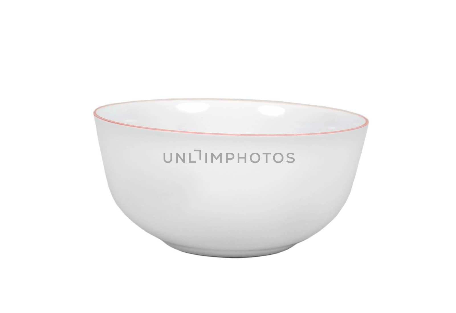 White ceramic bowl