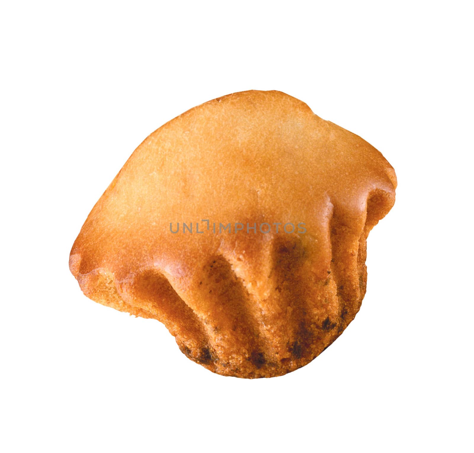 single muffin isolated
