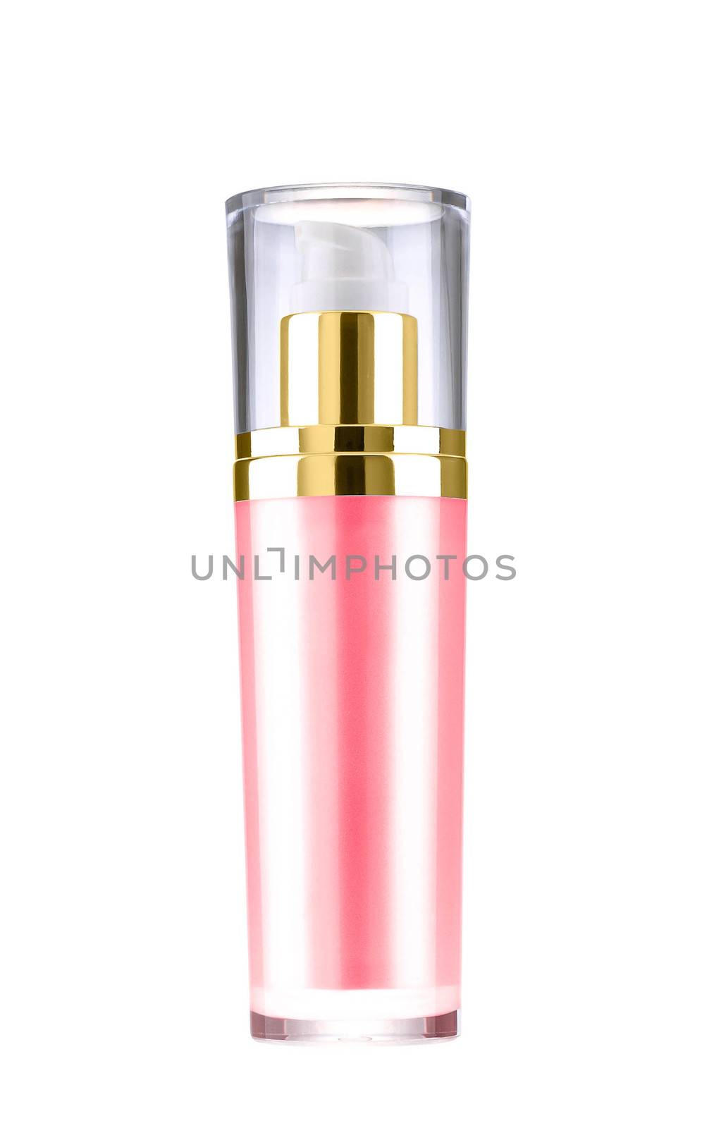 luxury cosmetic container isolated on white