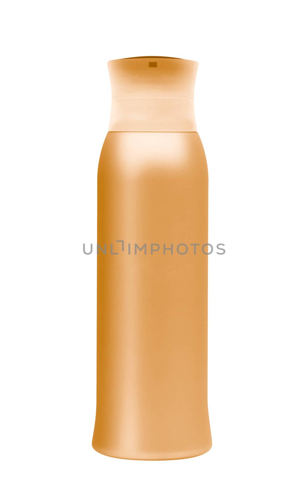 shampoo bottle. Isolated on white background