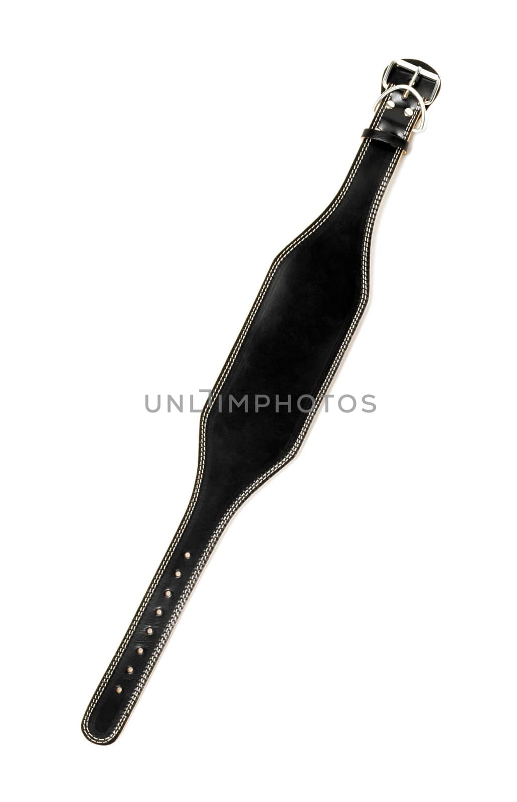 New black belt isolated on white background
