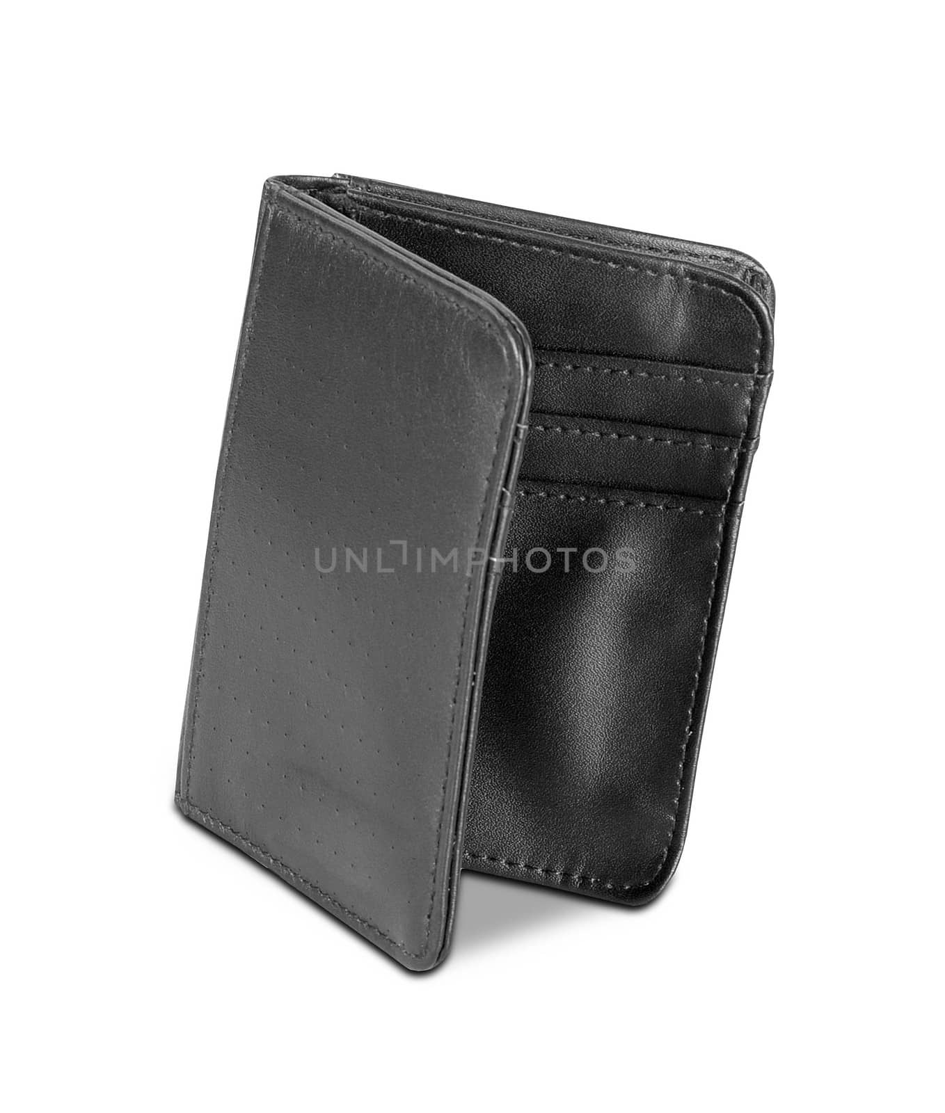 Wallet on a white background