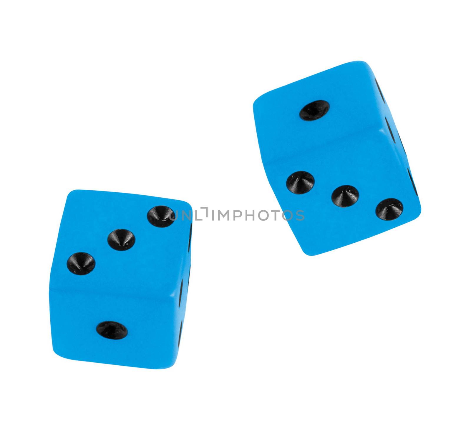 Blue dices