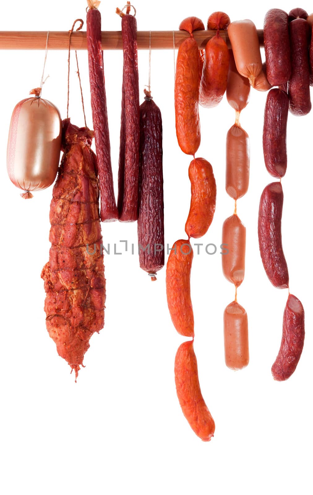 hanging sausage