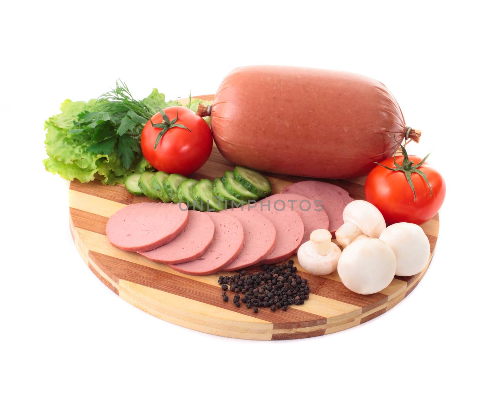 Sliced sausage