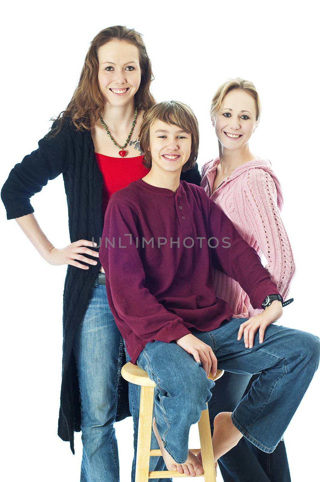 Family Portrait of Young Siblings by rcarner