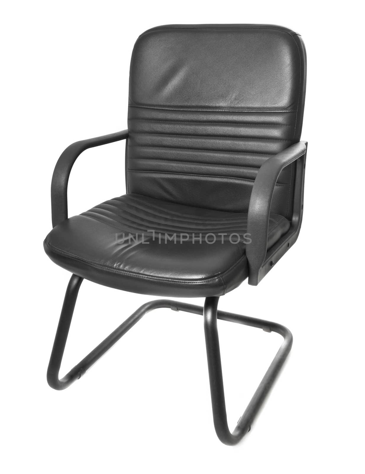 black office chair with wheels