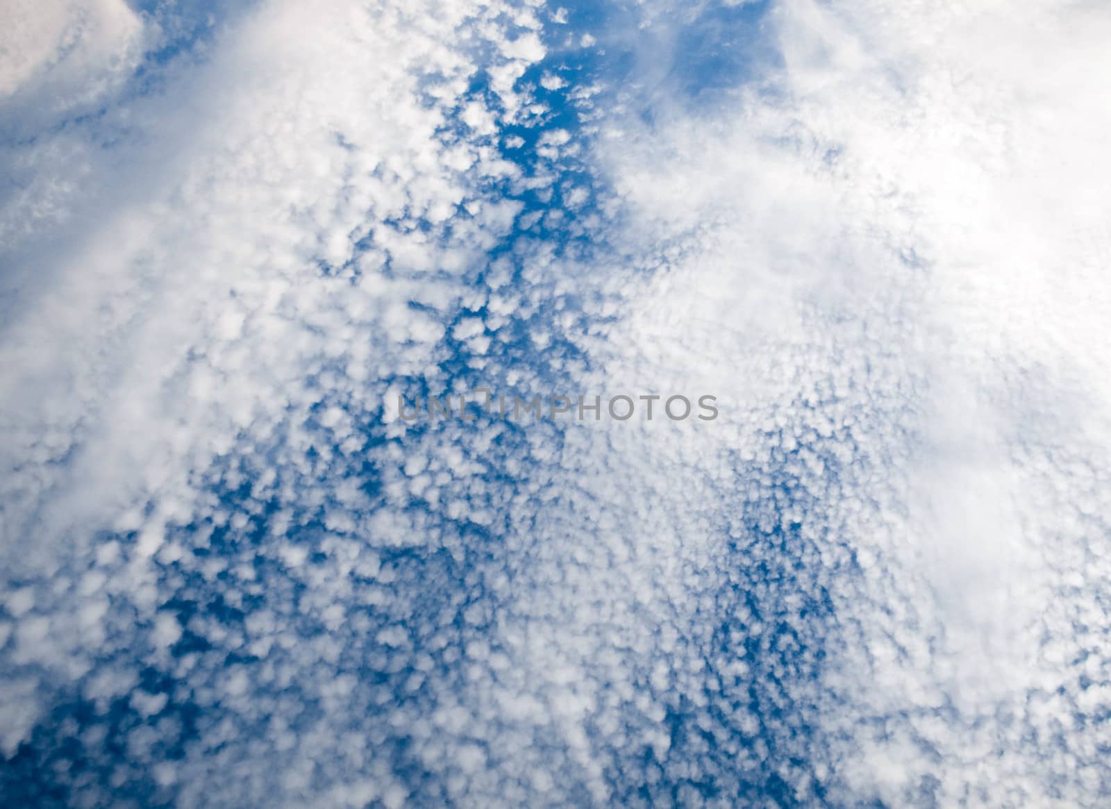 flight above the clouds