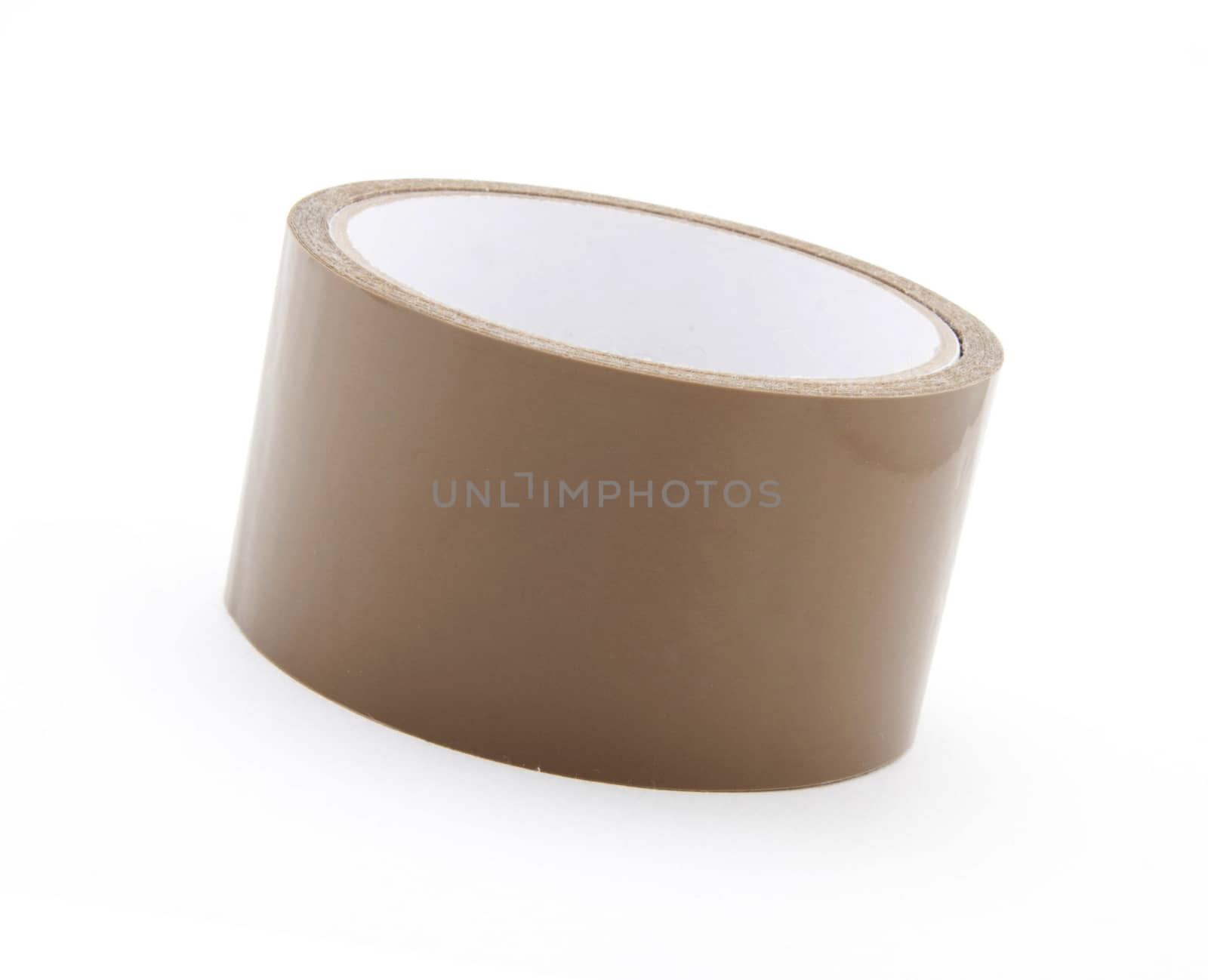 The scotchtape isolated on white background