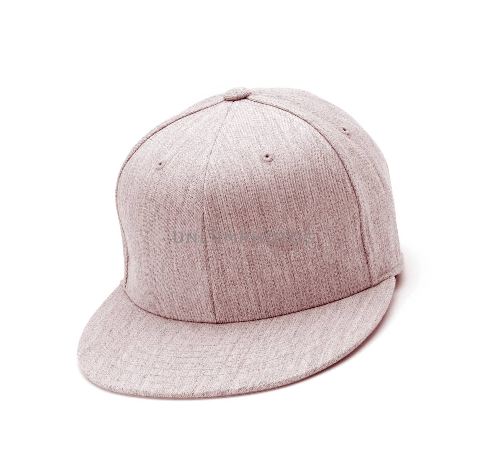 Tan Baseball Cap isolated on white