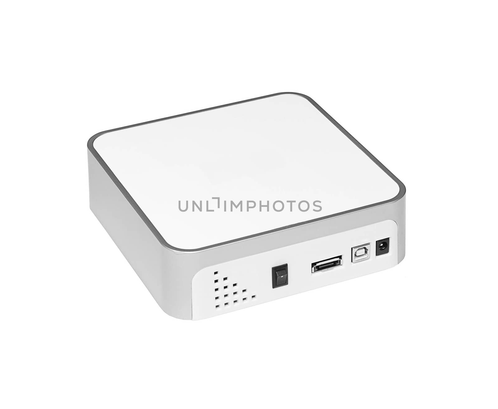 Universal card reader, isolated on a white background