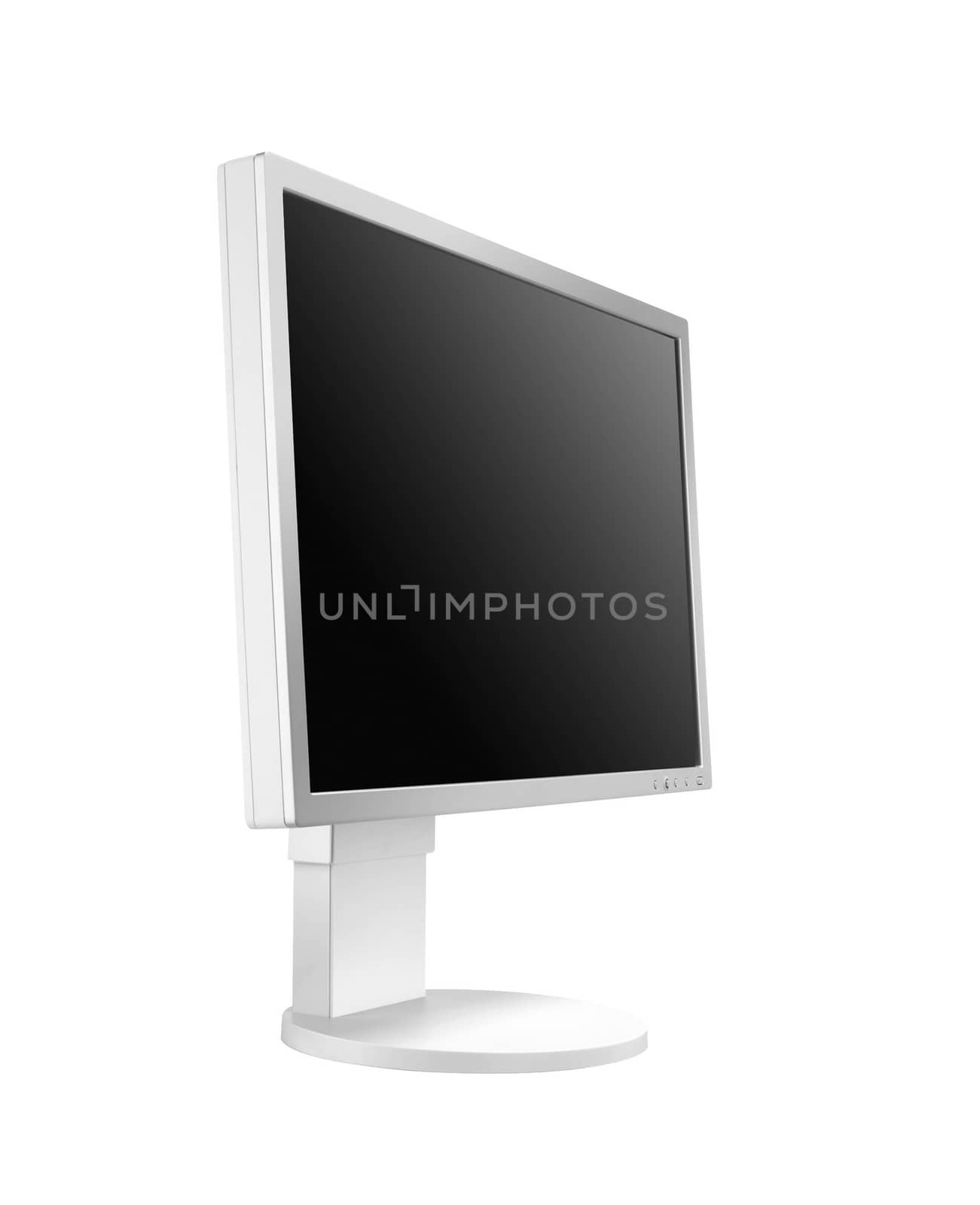 white monitor