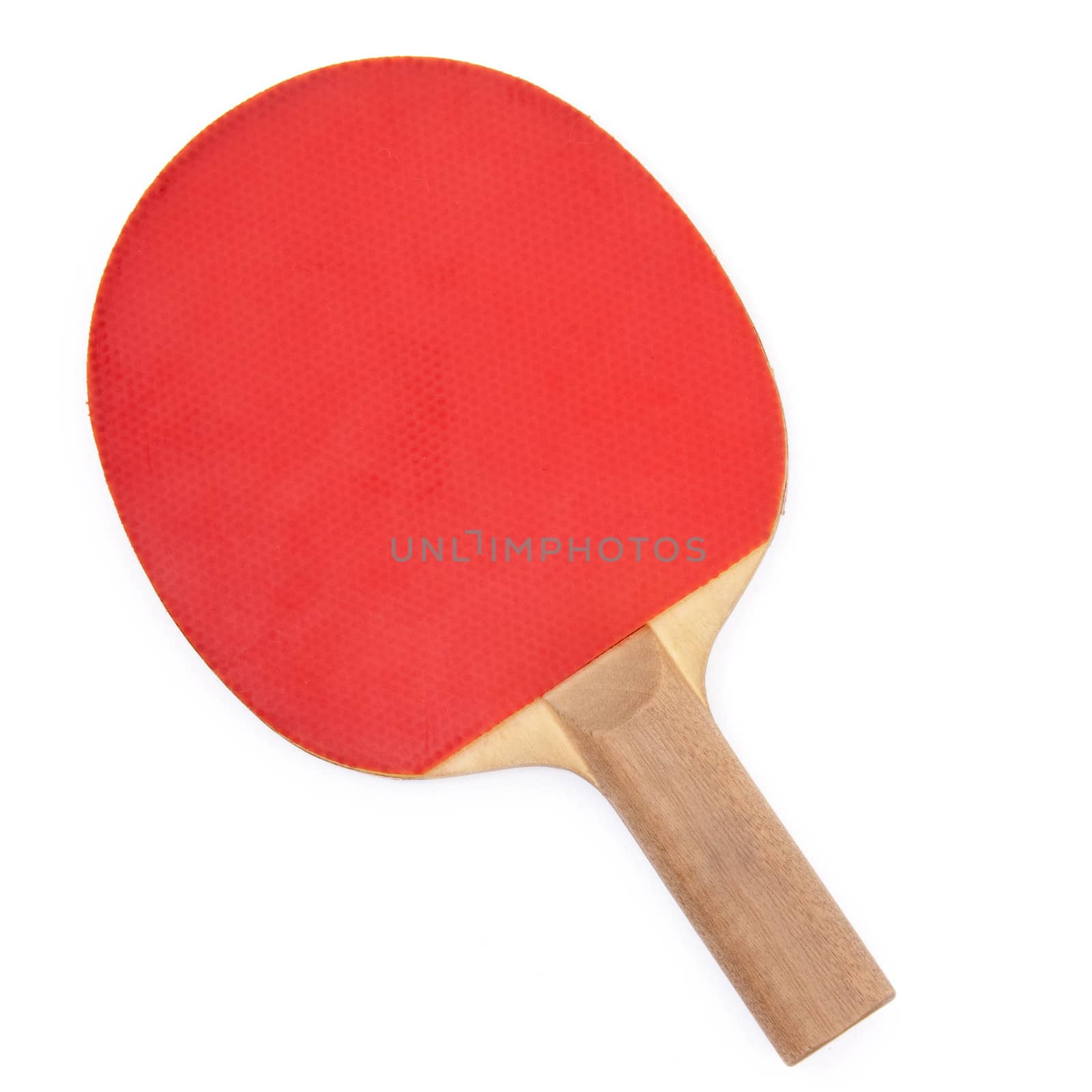 Ping pong paddle isolated on white by shutswis
