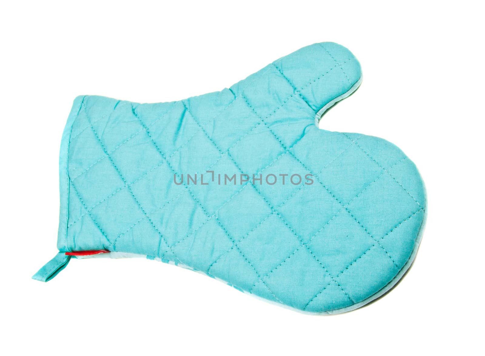 Kitchen glove on a white background