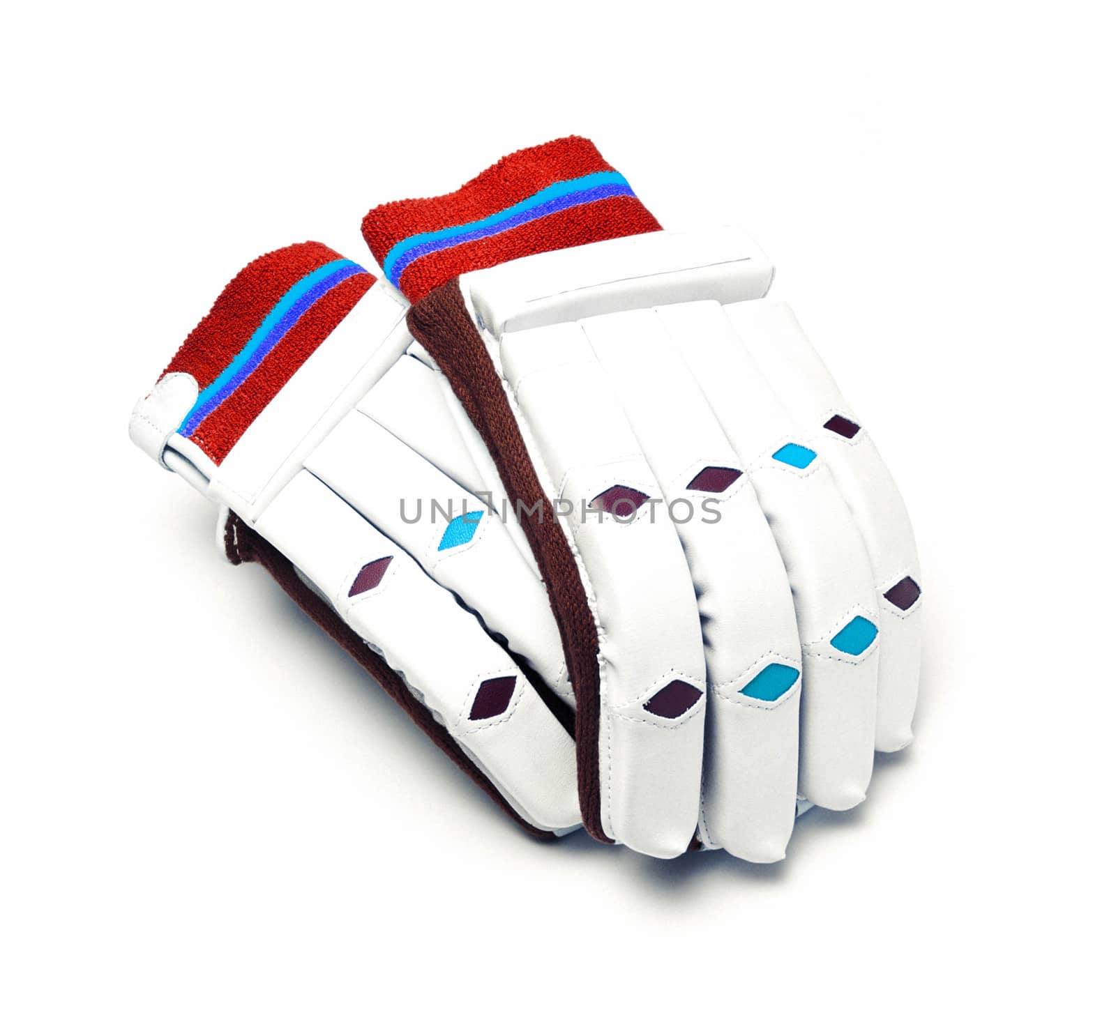 Gloves of the goalkeeper