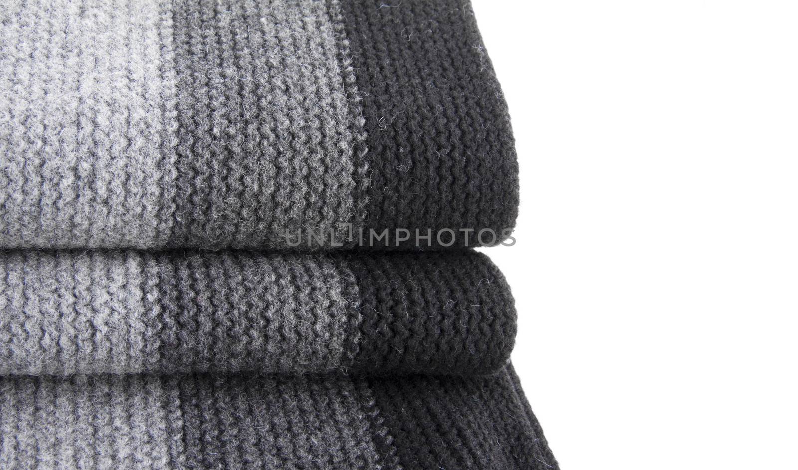 scarf on white background