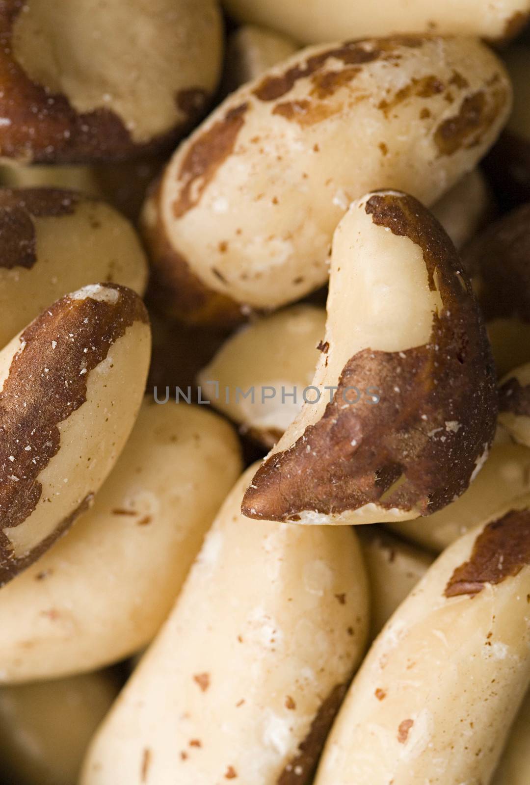 Extreme close-up image of peanuts by shutswis