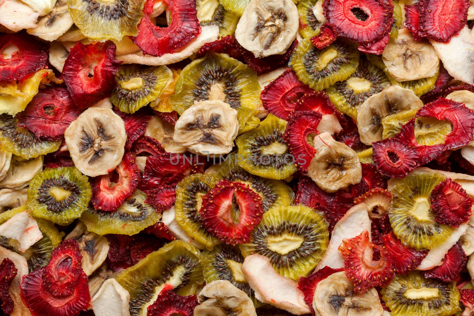 Various dried fruits by Portokalis