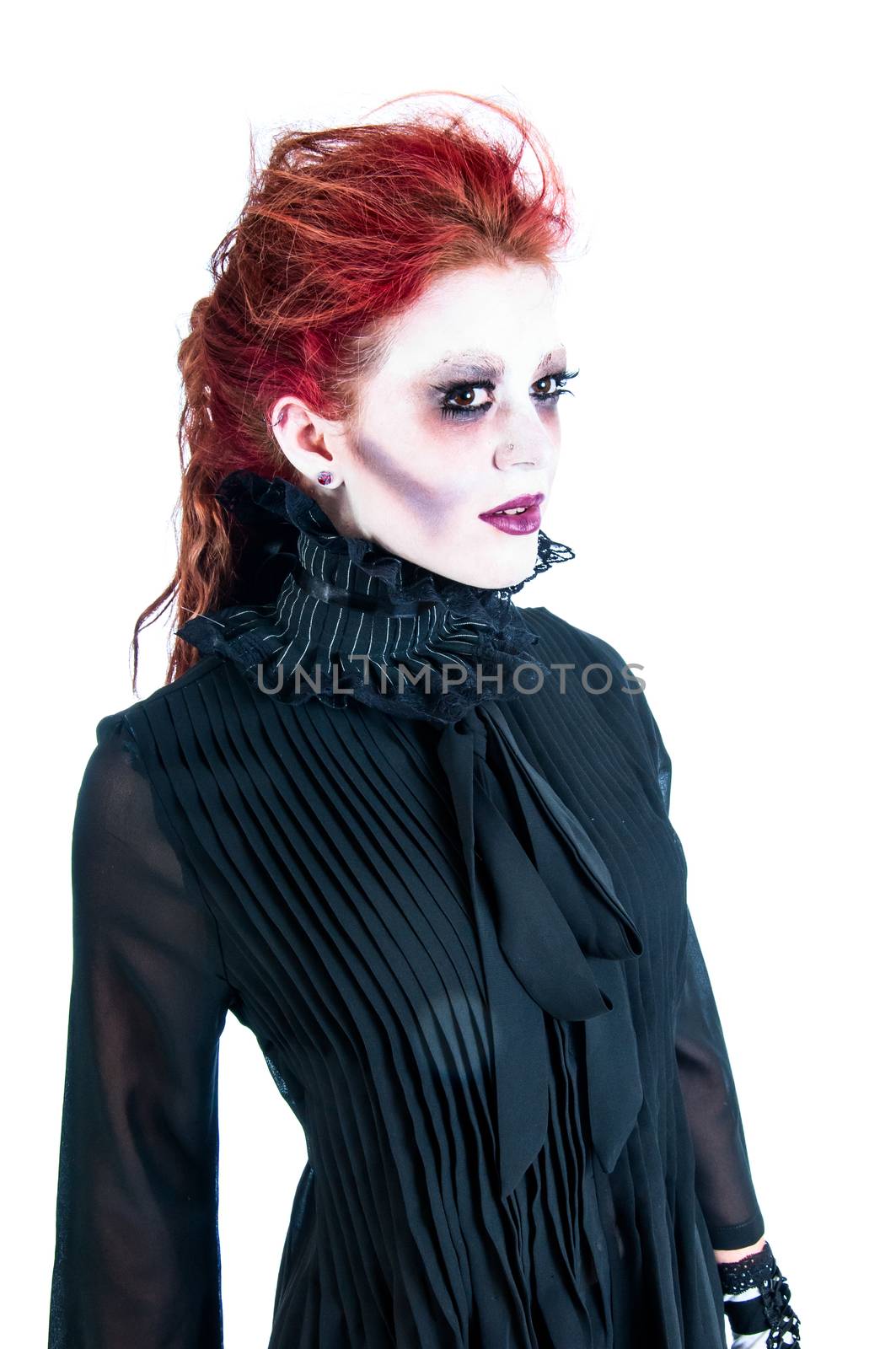 Victorian Young Woman Redhead Ghost by rcarner