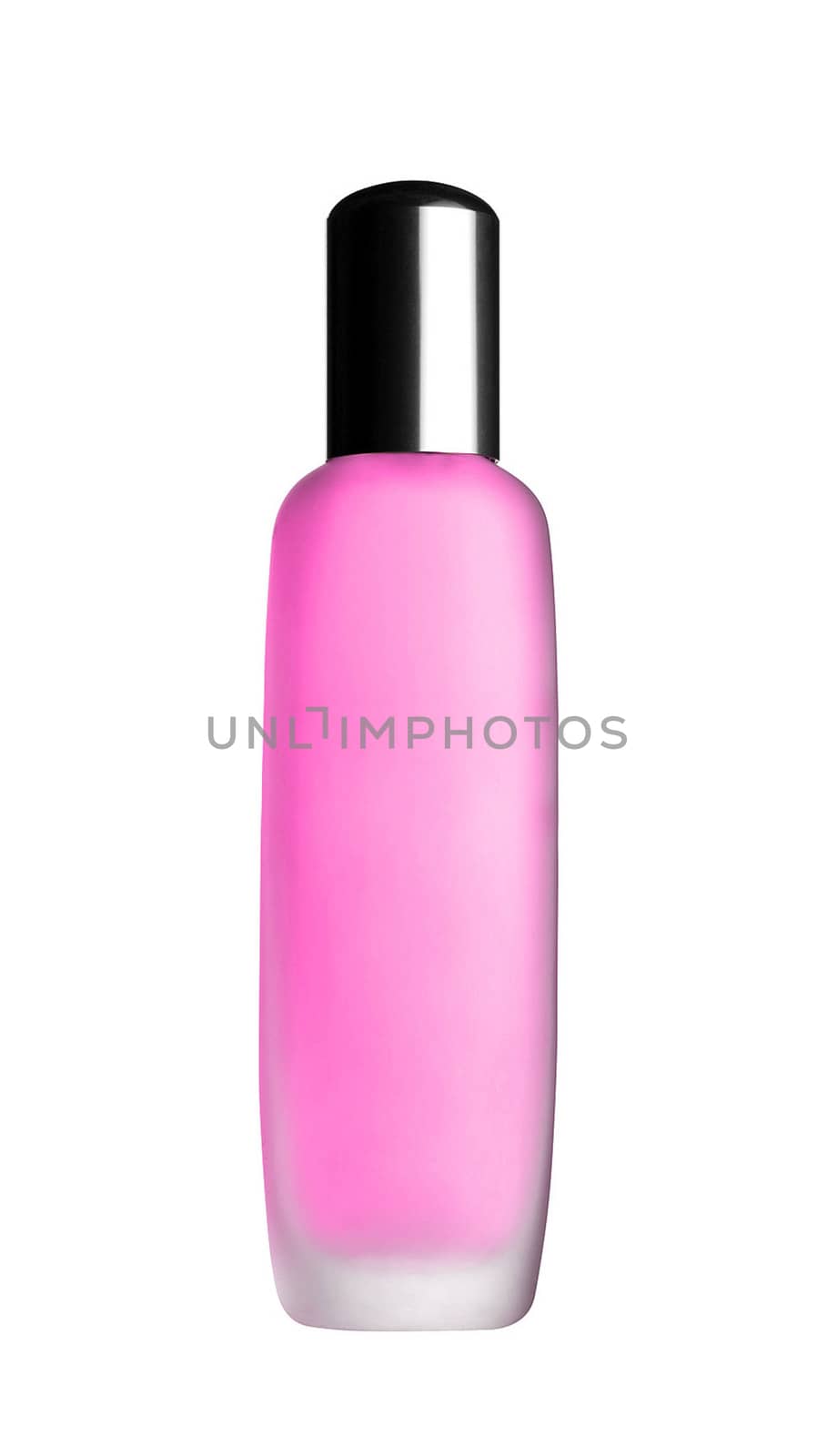 pink toilet bottle
