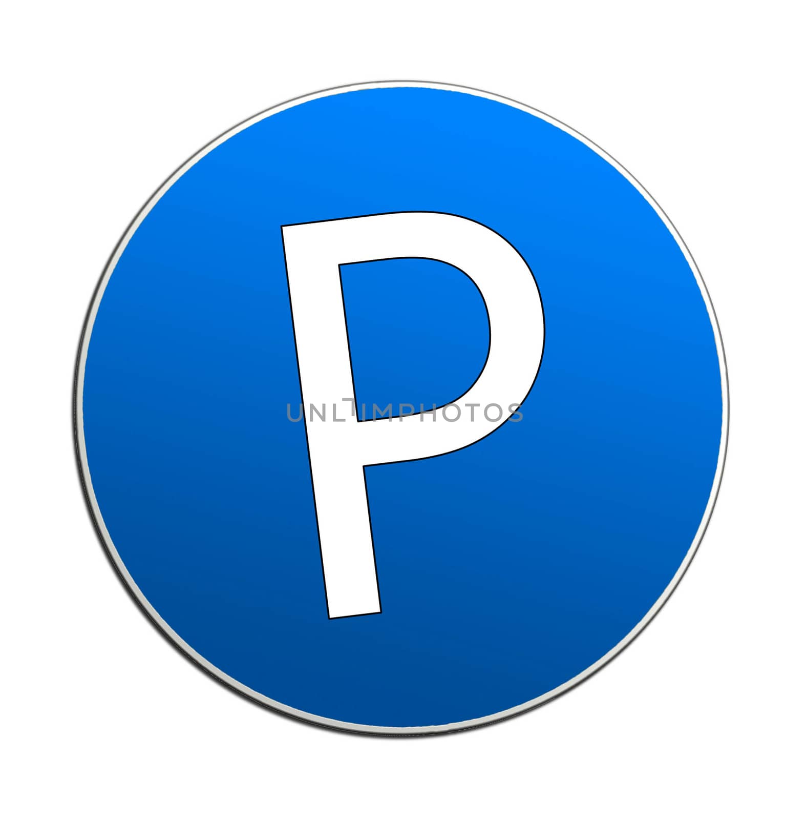 Illustration of cars parking sign