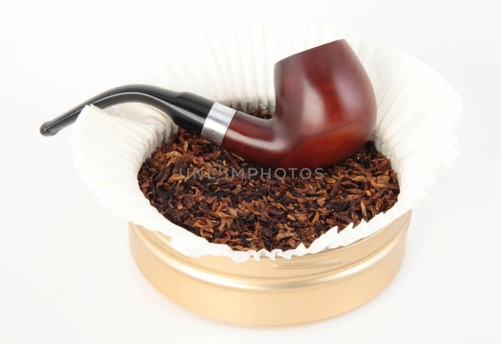 Wooden smoking pipe and tobacco by shutswis