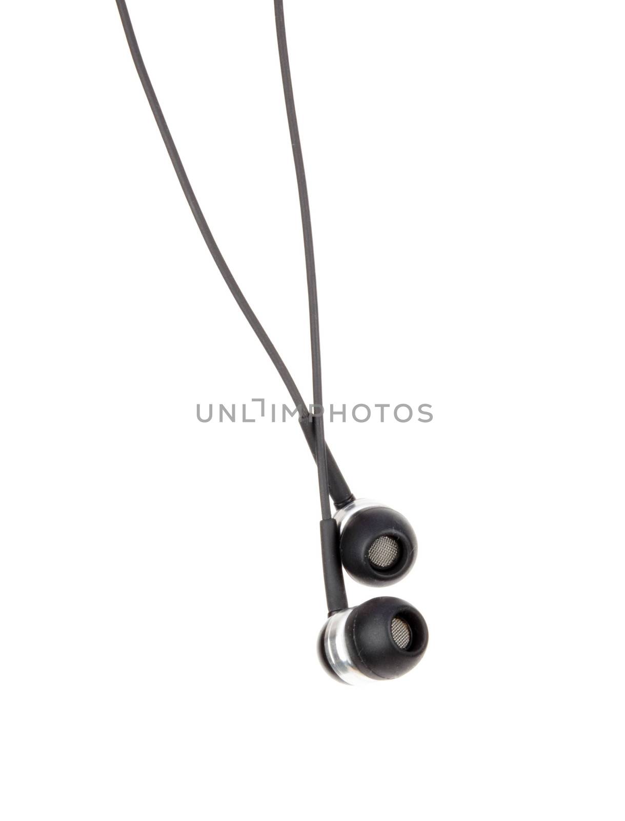 Earphones isolated on white by shutswis