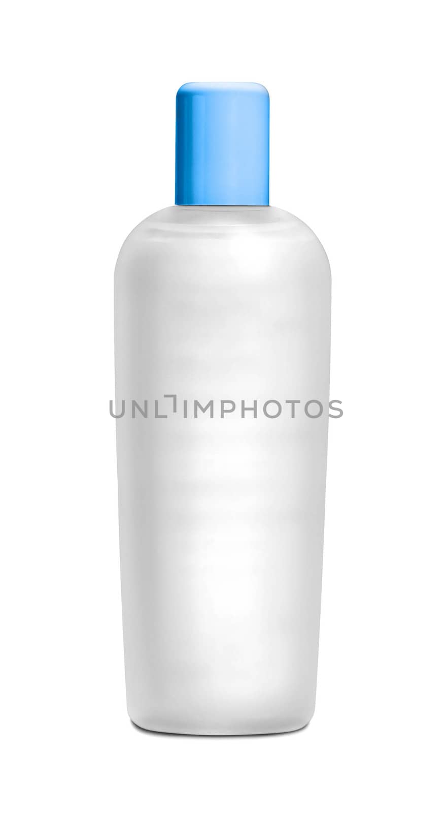 Shampoo bottle isolated on white background