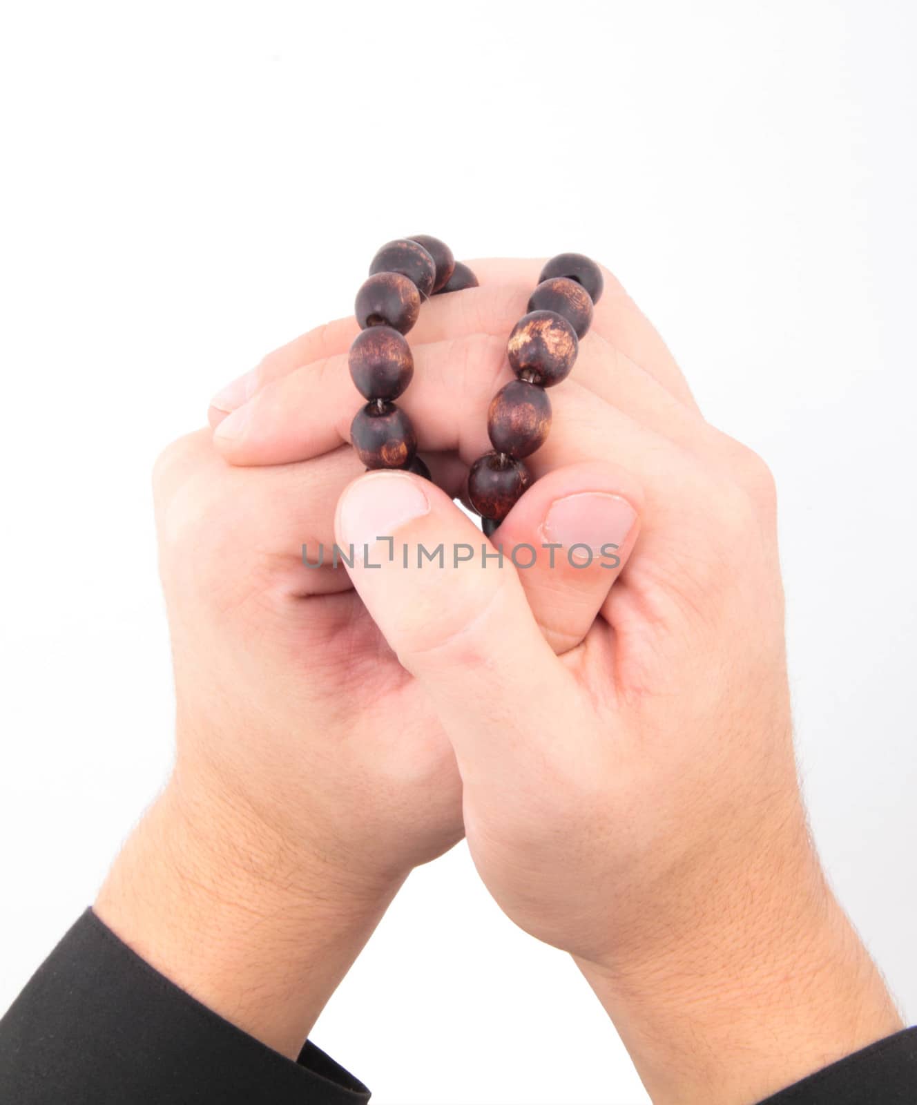 rosary with hands by shutswis