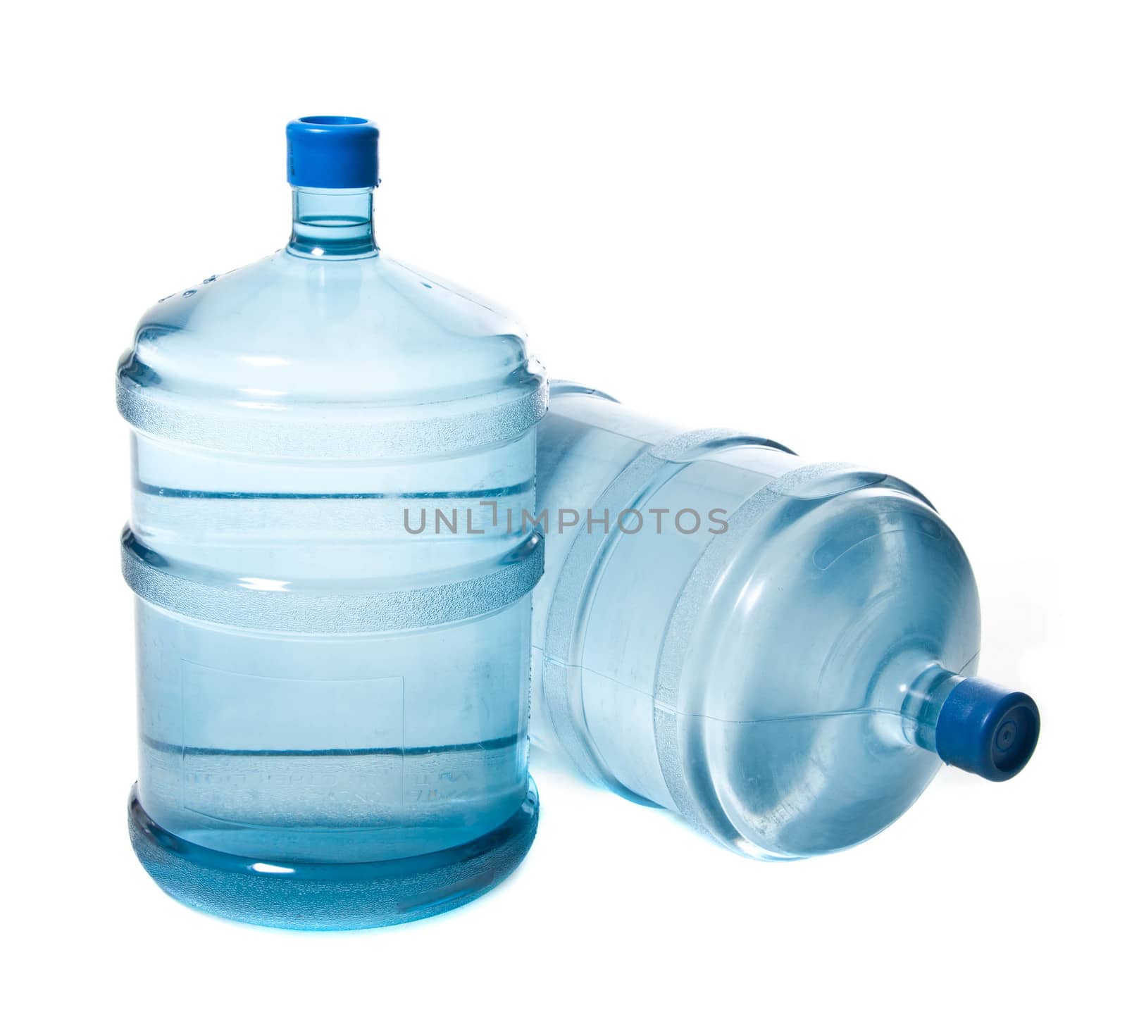 two big plastic bottle's for potable water by shutswis