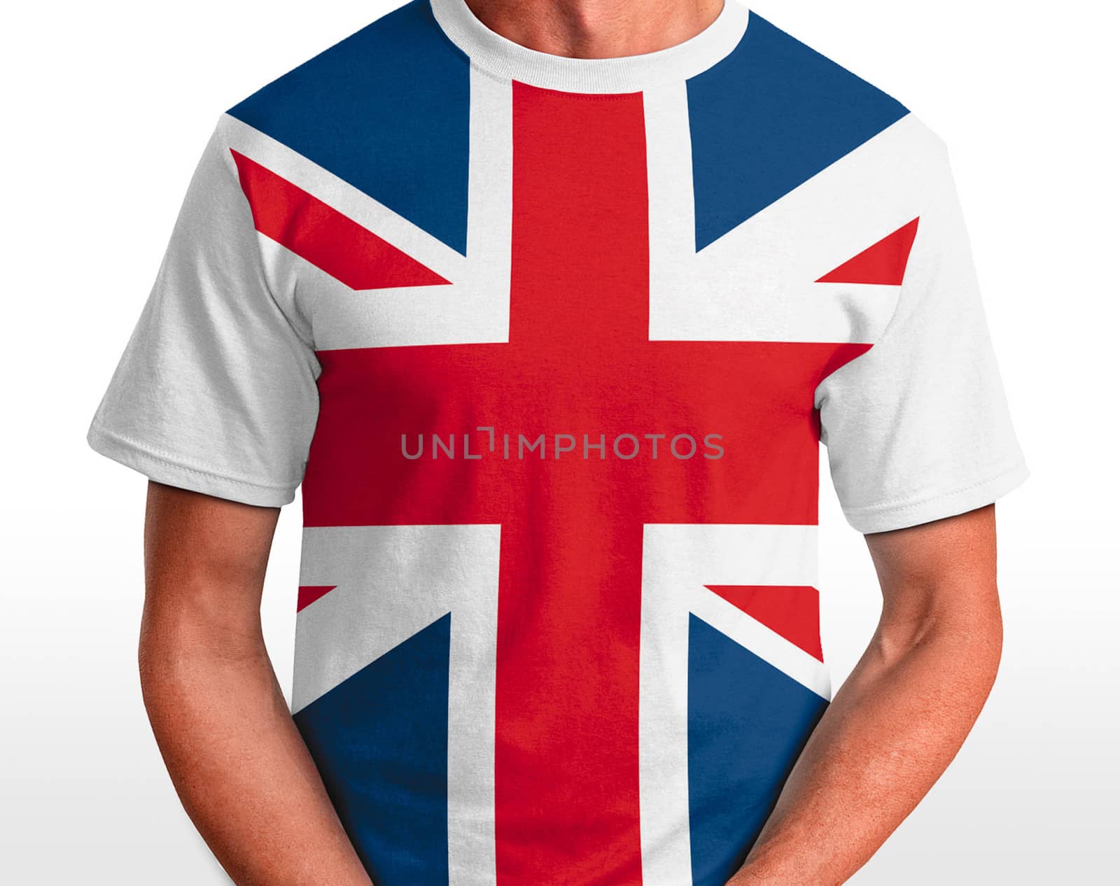 UK t-shirt isolated on white by shutswis