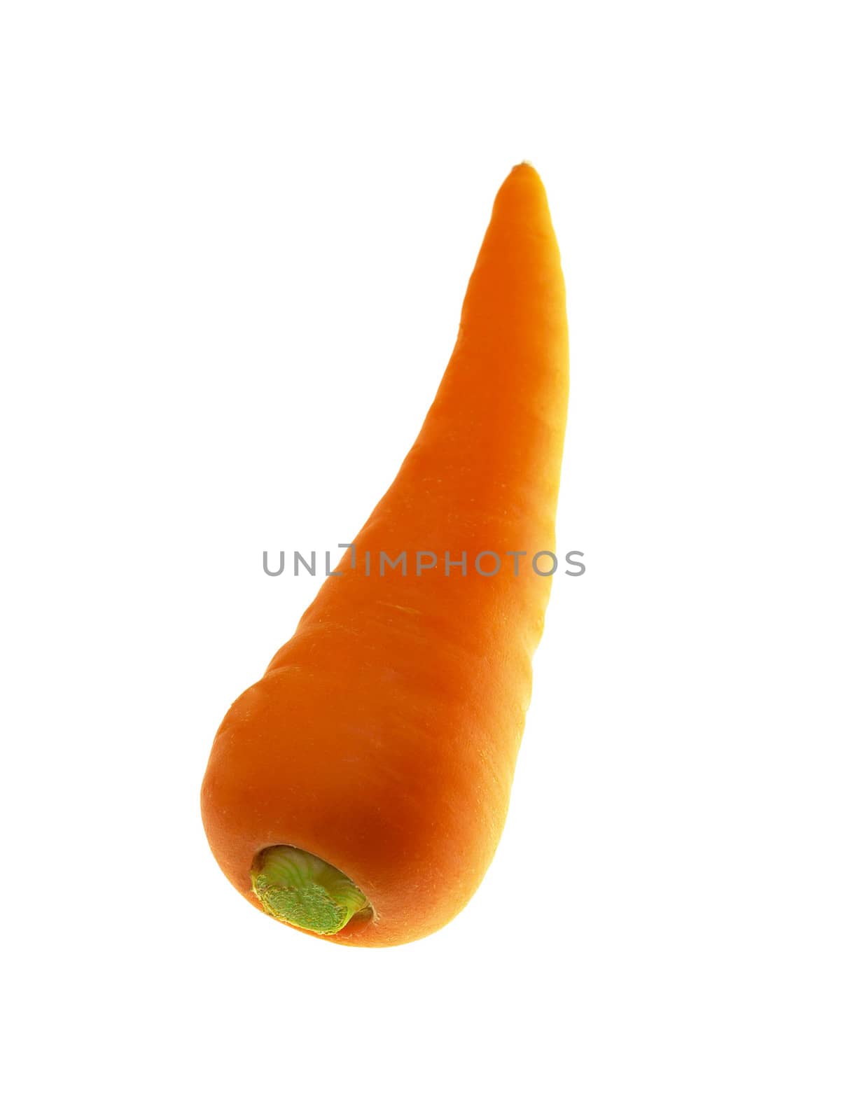 fresh carrots isolated on white background by shutswis