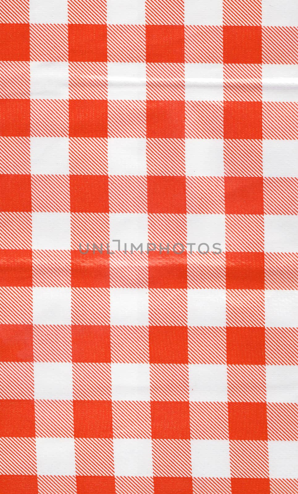 fabric in a red and white cell