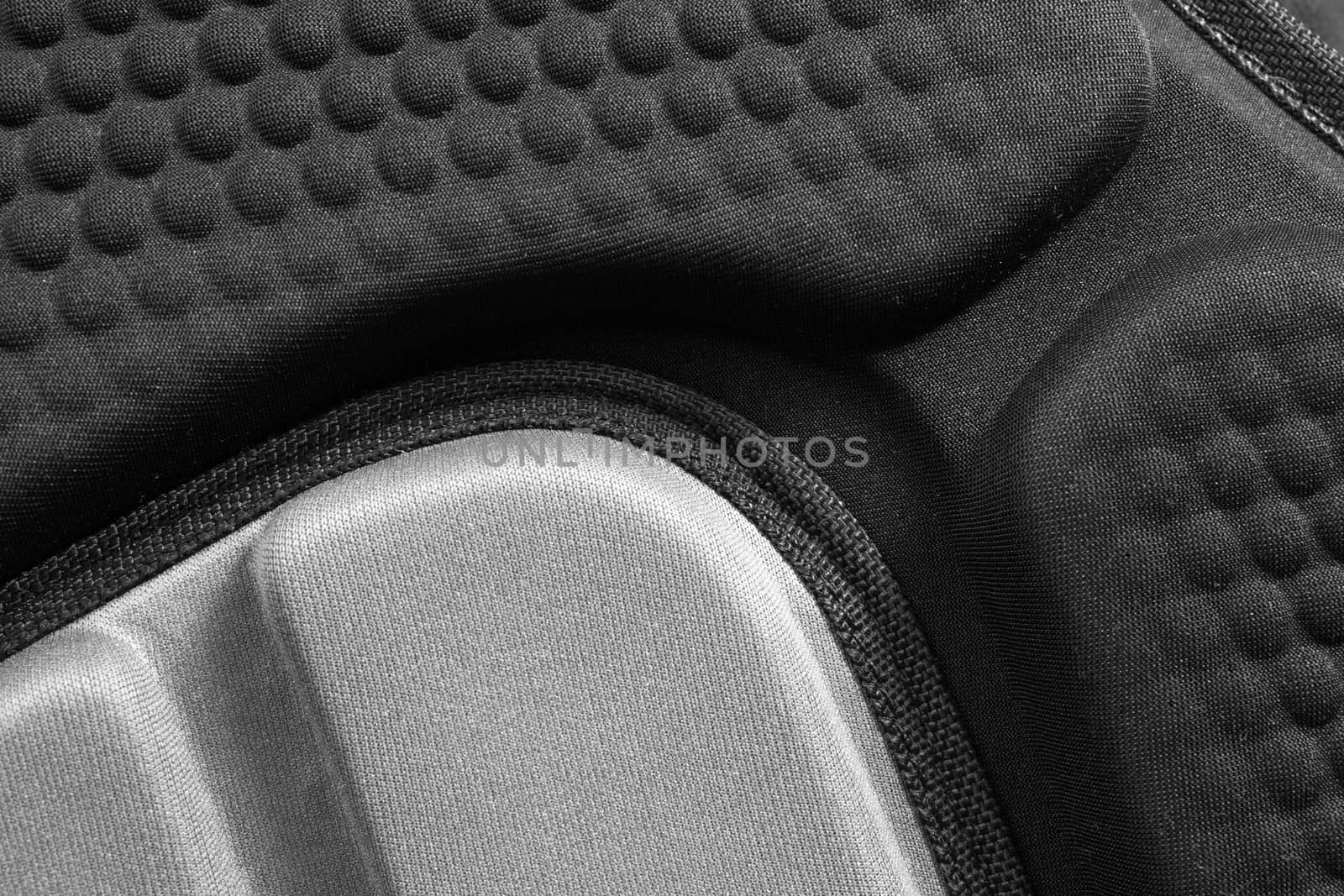Canoe seat close up on details. Sport background
