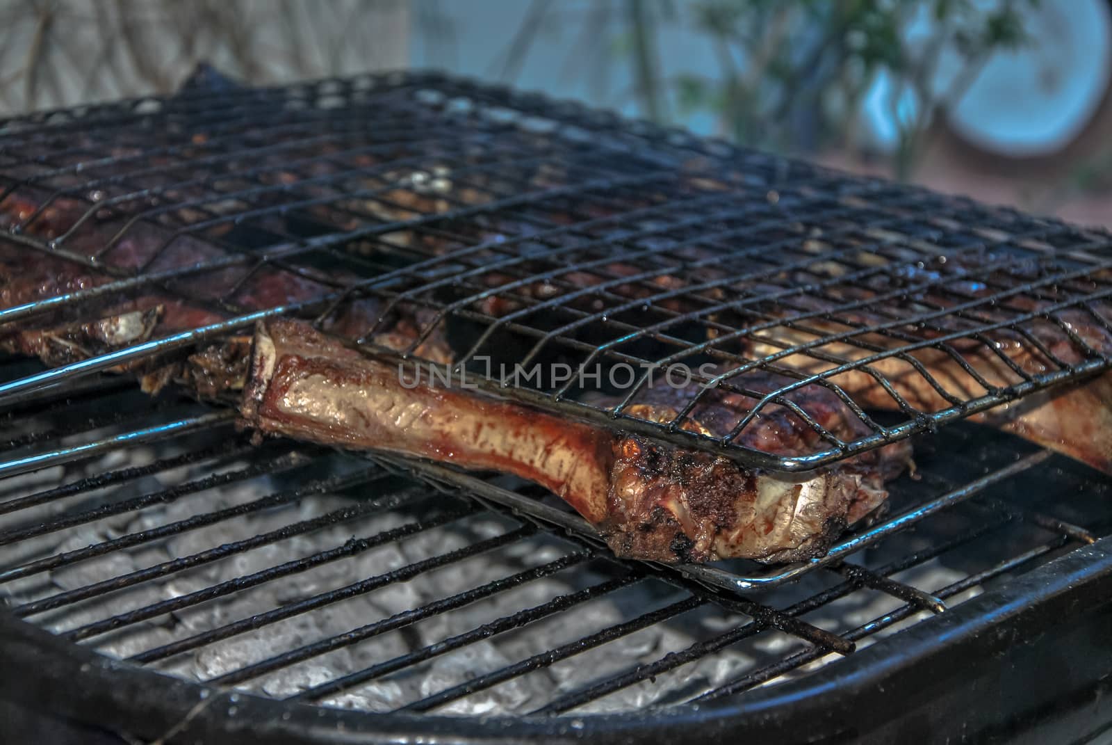smoked steak = barbeque by merge