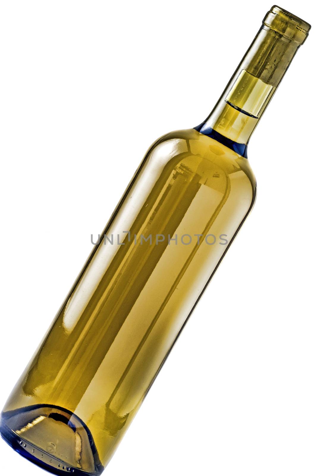 Leaning White Wine Bottle by rcarner