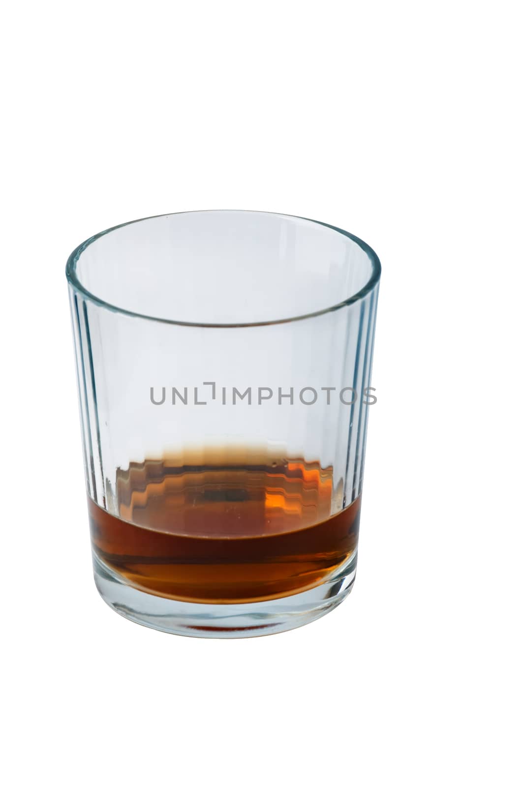 glass with bourbon whiskey by rcarner
