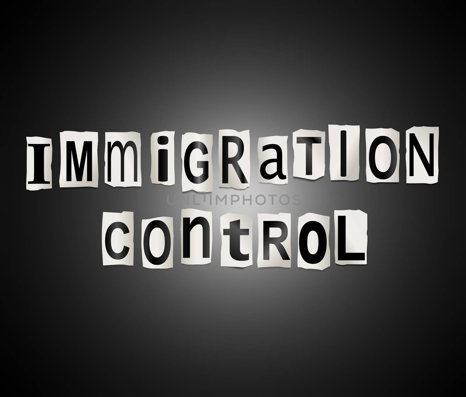 Immigration control concept. by 72soul