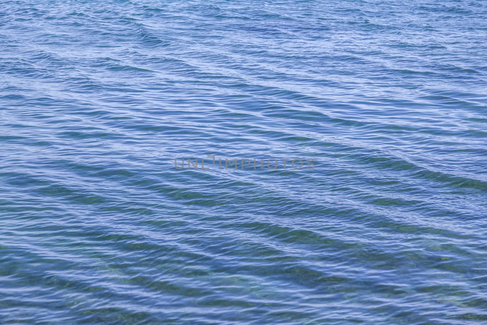 Just sea waves in summer time at french coast